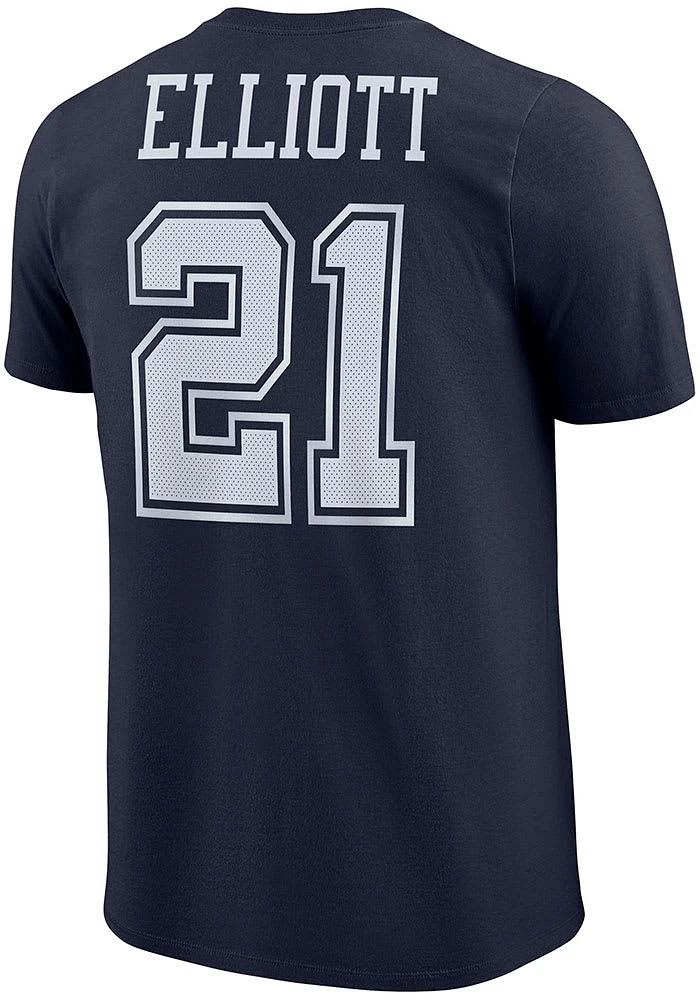 Ezekiel Elliott Dallas Cowboys Navy Blue Player Pride 3 Short Sleeve T Shirt