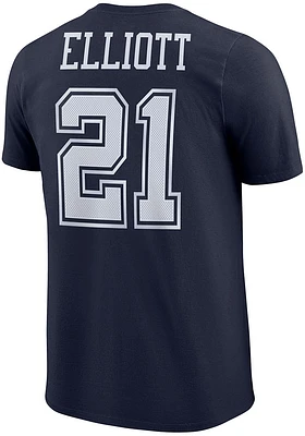 Ezekiel Elliott Dallas Cowboys Navy Blue Player Pride 3 Short Sleeve T Shirt