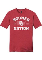Oklahoma Sooners Crimson Sooner Nation Short Sleeve Fashion T Shirt