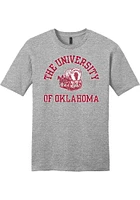 Oklahoma Sooners Grey Number One Short Sleeve Fashion T Shirt