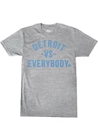 Detroit Grey Vs Everybody Short Sleeve T Shirt