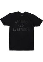 Detroit Black Vs Everybody Short Sleeve T Shirt
