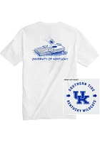 Kentucky Wildcats White Cornhole Short Sleeve T Shirt