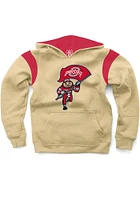 Wes and Willy Ohio State Buckeyes Youth White Vault Raglan Long Sleeve Hoodie