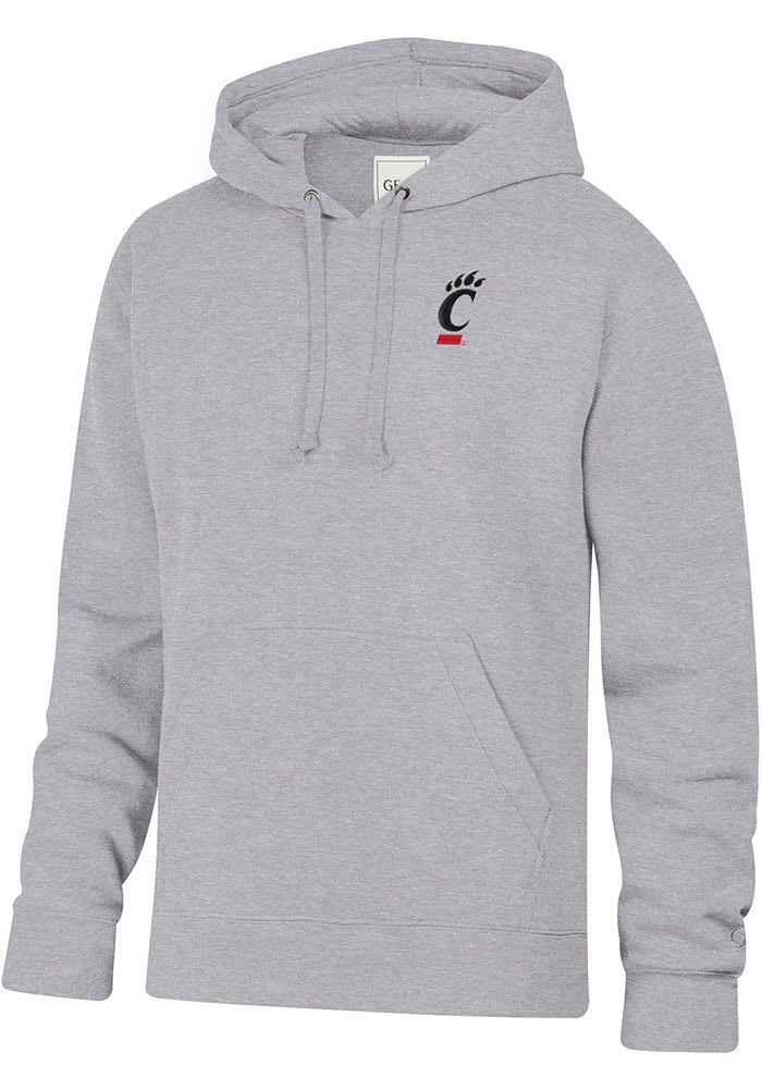 Gear for Sports Cincinnati Bearcats Mens Grey Big Cotton Long Sleeve Hoodie