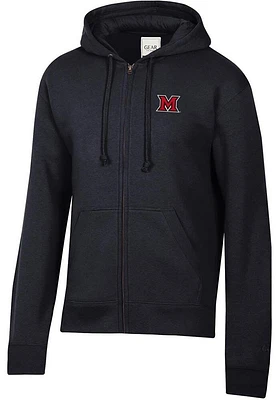 Gear for Sports Miami RedHawks Mens  Big Cotton Long Sleeve Full Zip Jacket