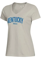 Gear for Sports Kentucky Wildcats Womens Tan Mia Short Sleeve T-Shirt