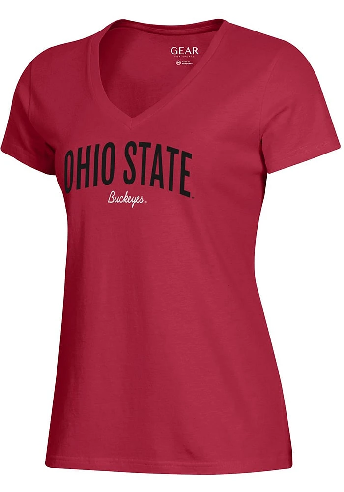 Gear for Sports Ohio State Buckeyes Womens Mia Short Sleeve T-Shirt