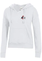 Gear for Sports Ohio State Buckeyes Womens White Big Cotton Hooded Sweatshirt