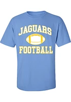 Southern University Jaguars Light Blue Football Short Sleeve T Shirt