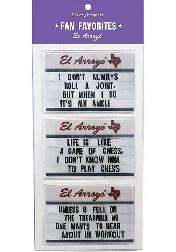 Texas Set of 3 Magnet