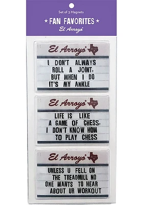 Texas Set of 3 Magnet