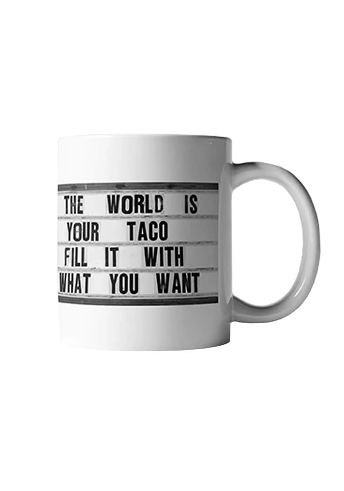 Texas 16 oz Ceramic Mug - White