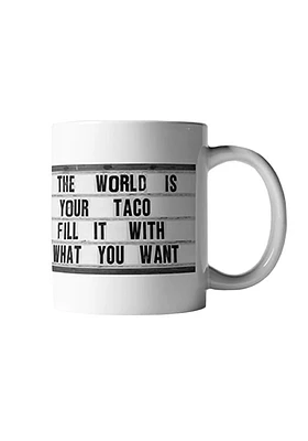 Texas 16 oz Ceramic Mug - White