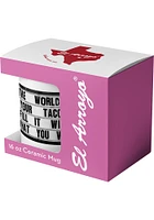 Texas 16 oz Ceramic Mug - White
