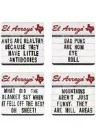 Texas Set of 4 Design Coaster