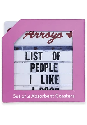 Texas Set of 4 Graphic Coaster