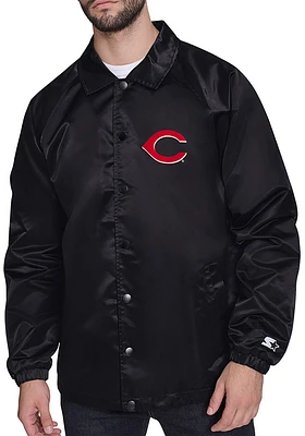 Starter Cincinnati Reds Mens Shield Medium Weight Jacket