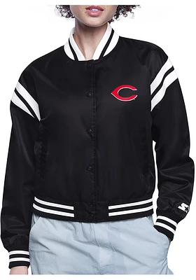 Starter Cincinnati Reds Womens Circe Logo Medium Weight Jacket