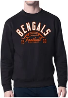 Starter Cincinnati Bengals Mens Half Ball Long Sleeve Crew Sweatshirt