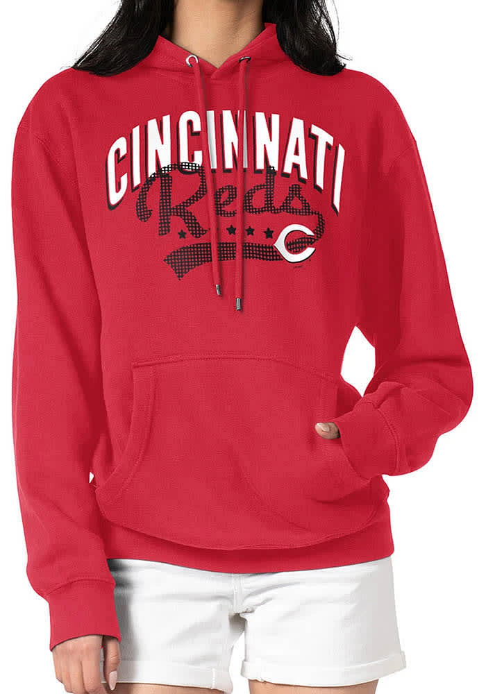 4Her Cincinnati Reds Womens Filigree Hooded Sweatshirt