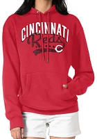 4Her Cincinnati Reds Womens Filigree Hooded Sweatshirt