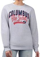 4Her Columbus Blue Jackets Womens Filigree Crew Sweatshirt