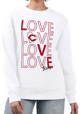 4Her Cincinnati Reds Womens Love Crew Sweatshirt