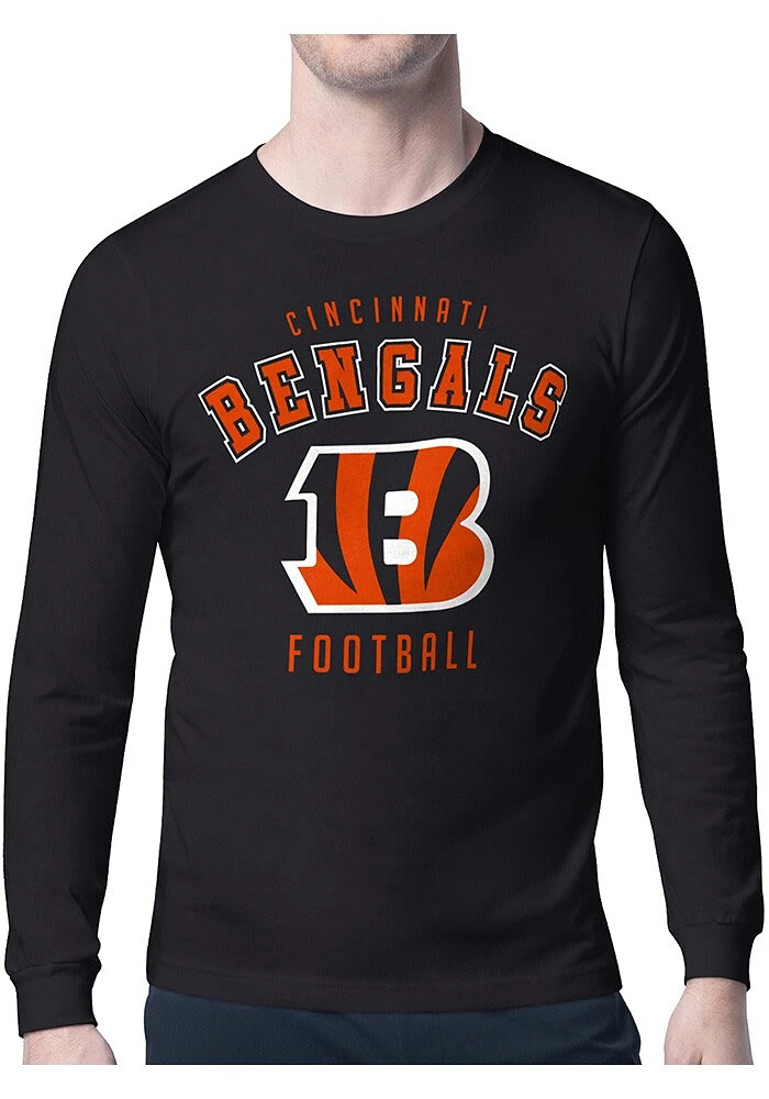 Cincinnati Bengals Black Logo Long Sleeve T Shirt