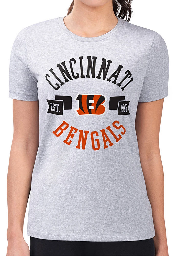 4Her Cincinnati Bengals Womens City Fitted Short Sleeve T-Shirt