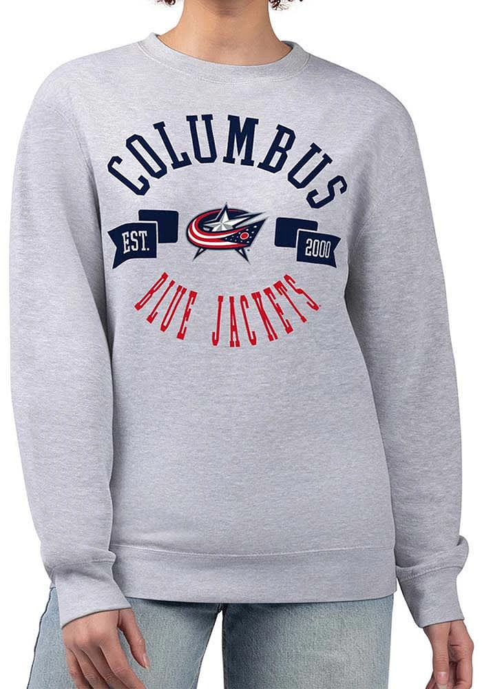 4Her Columbus Blue Jackets Womens City Crew Sweatshirt