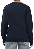 4Her Columbus Blue Jackets Womens Navy City Crew Sweatshirt