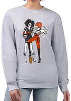 4Her Cincinnati Bengals Womens Football Girls Crew Sweatshirt