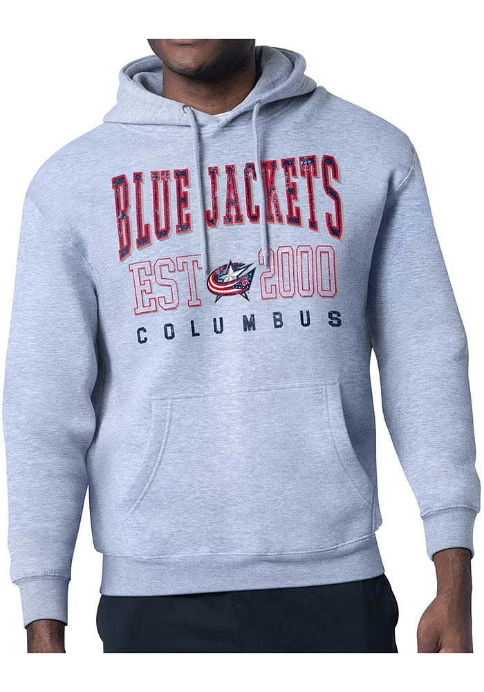 Starter Columbus Blue Jackets Mens Retro Long Sleeve Hoodie