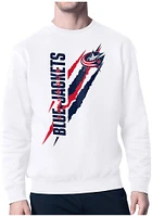 Starter Columbus Blue Jackets Mens Color Scratch Long Sleeve Crew Sweatshirt