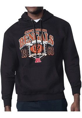 Starter Cincinnati Bengals Mens 80s Logo Long Sleeve Hoodie