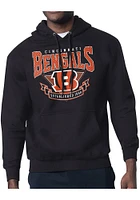 Starter Cincinnati Bengals Mens Mesh 80s Logo Long Sleeve Hoodie