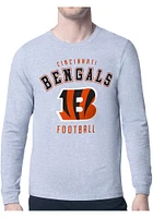 Starter Cincinnati Bengals Grey Logo Long Sleeve T Shirt