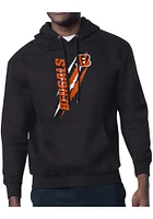 Starter Cincinnati Bengals Mens Color Scratch Long Sleeve Hoodie