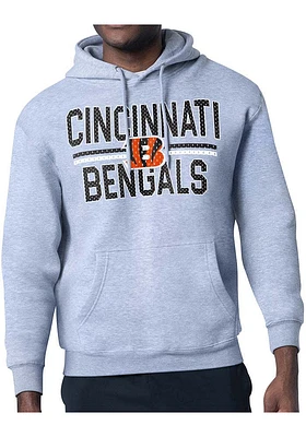 Starter Cincinnati Bengals Mens Mesh Logo Long Sleeve Hoodie