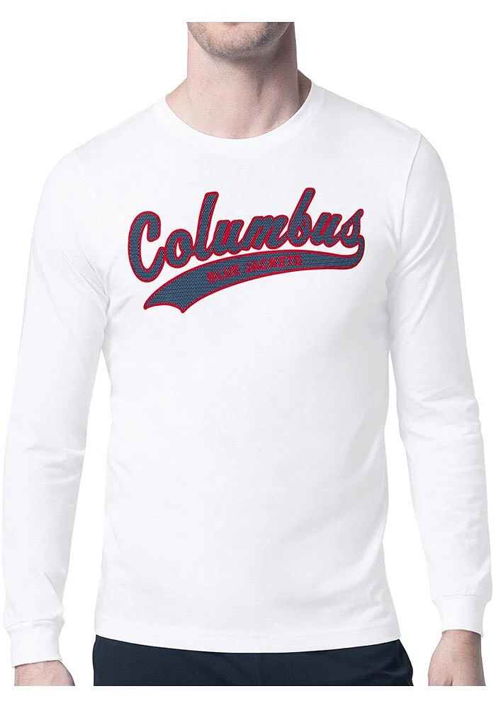 Starter Columbus Blue Jackets Tailsweep Long Sleeve T Shirt