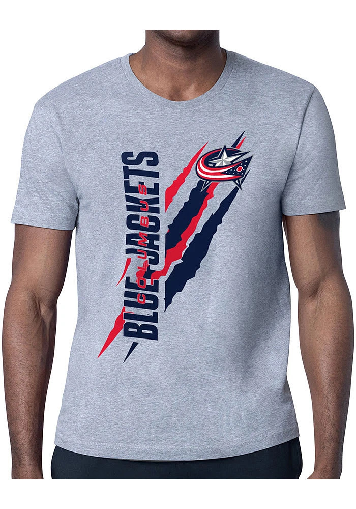 Starter Columbus Blue Jackets Color Scratch Short Sleeve T Shirt