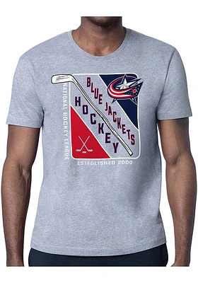 Starter Columbus Blue Jackets Shield Short Sleeve T Shirt