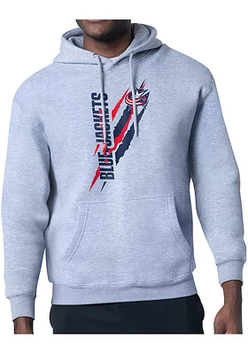 Starter Columbus Blue Jackets Mens Color Scratch Long Sleeve Hoodie