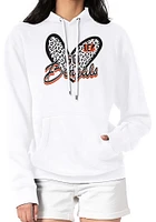 4Her Cincinnati Bengals Womens Leopard Heart Hooded Sweatshirt