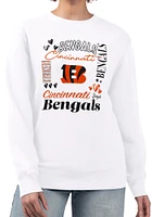 4Her Cincinnati Bengals Womens Collage Crew Sweatshirt