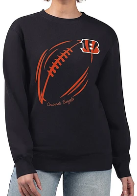 4Her Cincinnati Bengals Womens Subtle Football Crew Sweatshirt