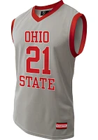 Devin Royal  Ohio State Buckeyes Grey NIL Basketball Jersey