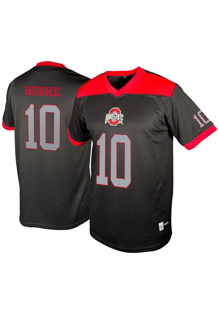 Denzel Burke  Ohio State Buckeyes Black Player Football Jersey