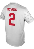 Caleb Downs  Ohio State Buckeyes White Player Football Jersey